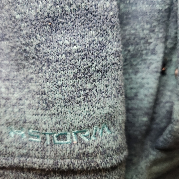 Under Armour Storm Full Zip Hoodie Womens Size XS Long Teal  Sweater - Picture 4 of 7